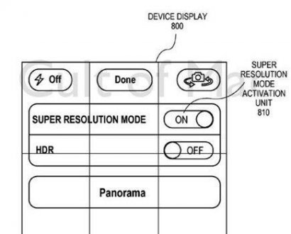 苹果新专利可无需增加像素提高图像分辨率